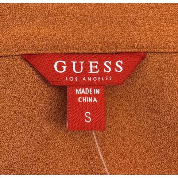 Guess Woman’s Burnt Orange Duster Size Small NWT - Picture 5 of 9